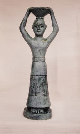 Bronze statues of Ur-Nammu king of Ur