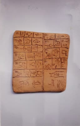 Archaic pictographic script