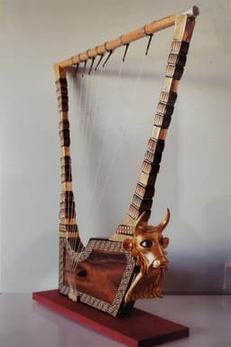 Golden harp found at Ur