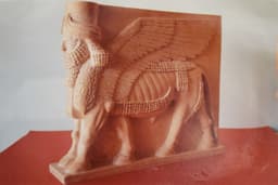 Golossal winged human (king Sargon at Khorsabad)